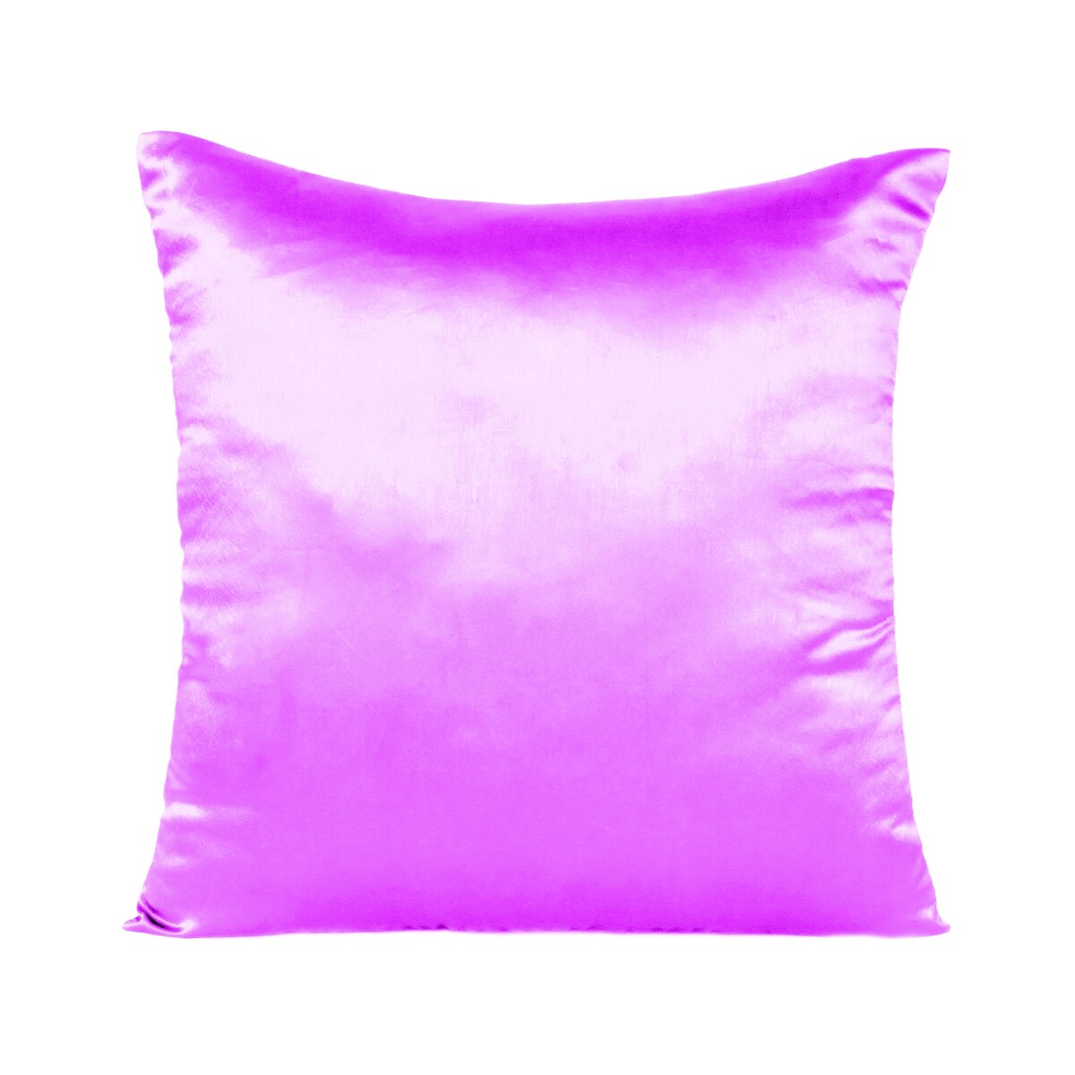 Home Decor Pillow Covers Satin Zippered Pillow Case Cushion Cover Colored Solid Pillowcase Decorative Bedding Soft Cushion Case