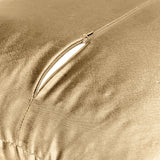 Home Decor Pillow Covers Satin Zippered Pillow Case Cushion Cover Colored Solid Pillowcase Decorative Bedding Soft Cushion Case