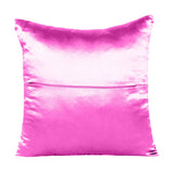 Home Decor Pillow Covers Satin Zippered Pillow Case Cushion Cover Colored Solid Pillowcase Decorative Bedding Soft Cushion Case