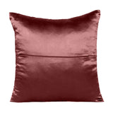 Home Decor Pillow Covers Satin Zippered Pillow Case Cushion Cover Colored Solid Pillowcase Decorative Bedding Soft Cushion Case