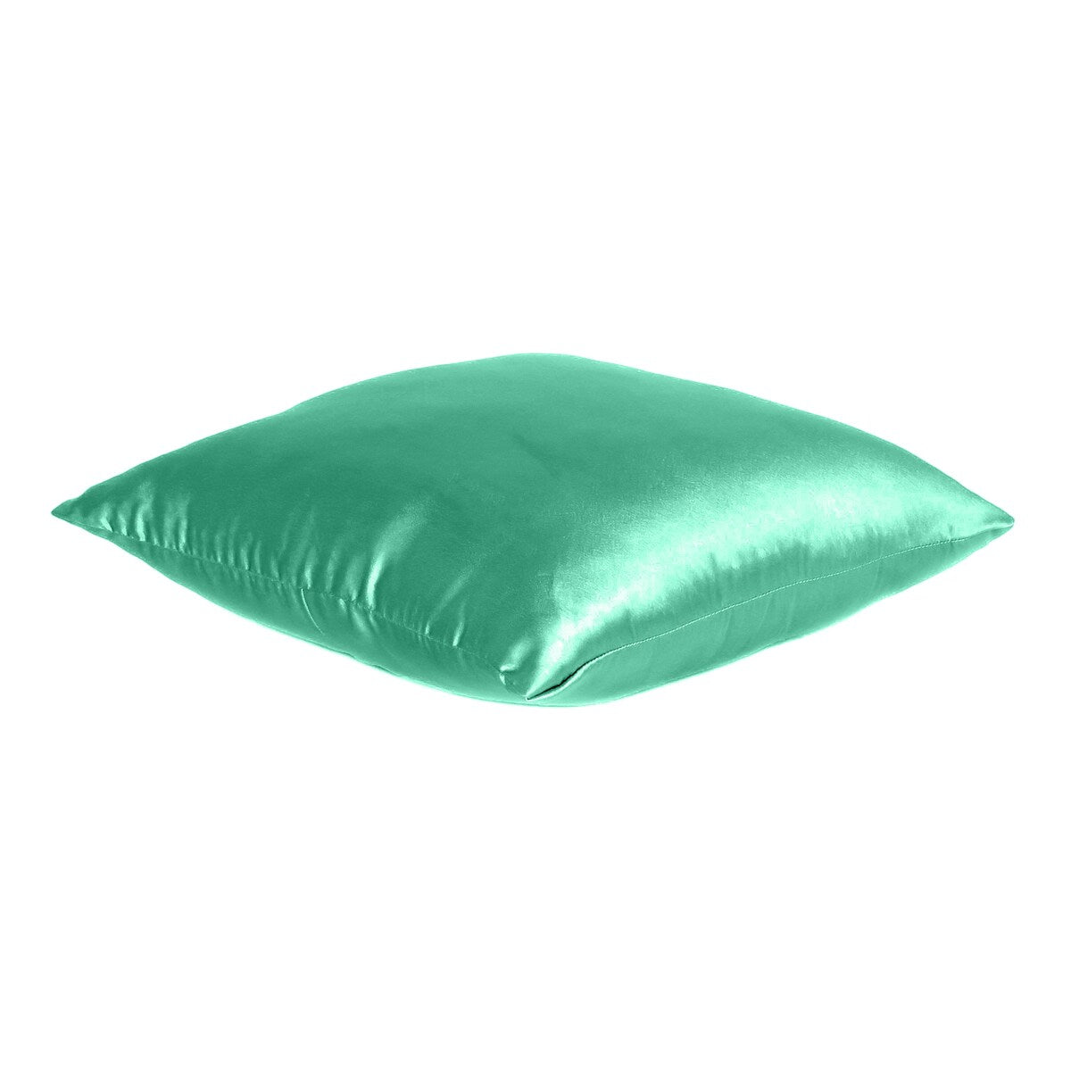 Home Decor Pillow Covers Satin Zippered Pillow Case Cushion Cover Colored Solid Pillowcase Decorative Bedding Soft Cushion Case