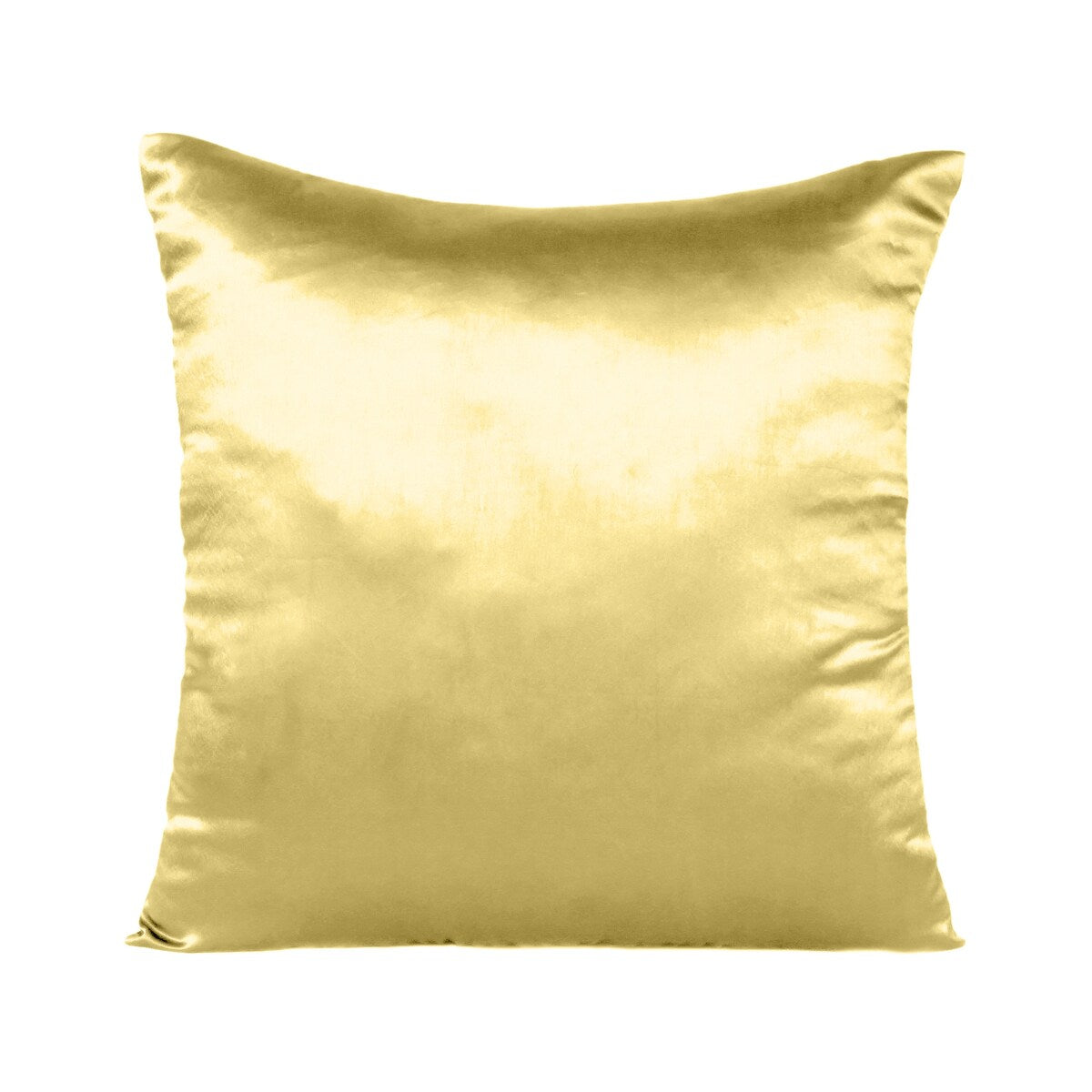 Home Decor Pillow Covers Satin Zippered Pillow Case Cushion Cover Colored Solid Pillowcase Decorative Bedding Soft Cushion Case