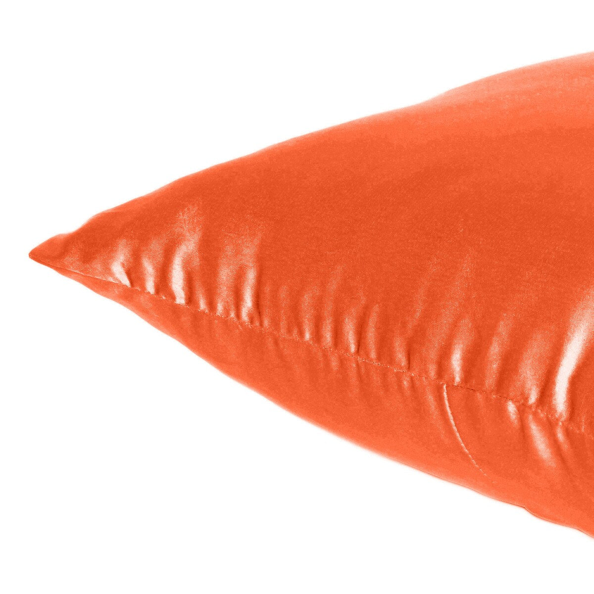 Home Decor Pillow Covers Satin Zippered Pillow Case Cushion Cover Colored Solid Pillowcase Decorative Bedding Soft Cushion Case
