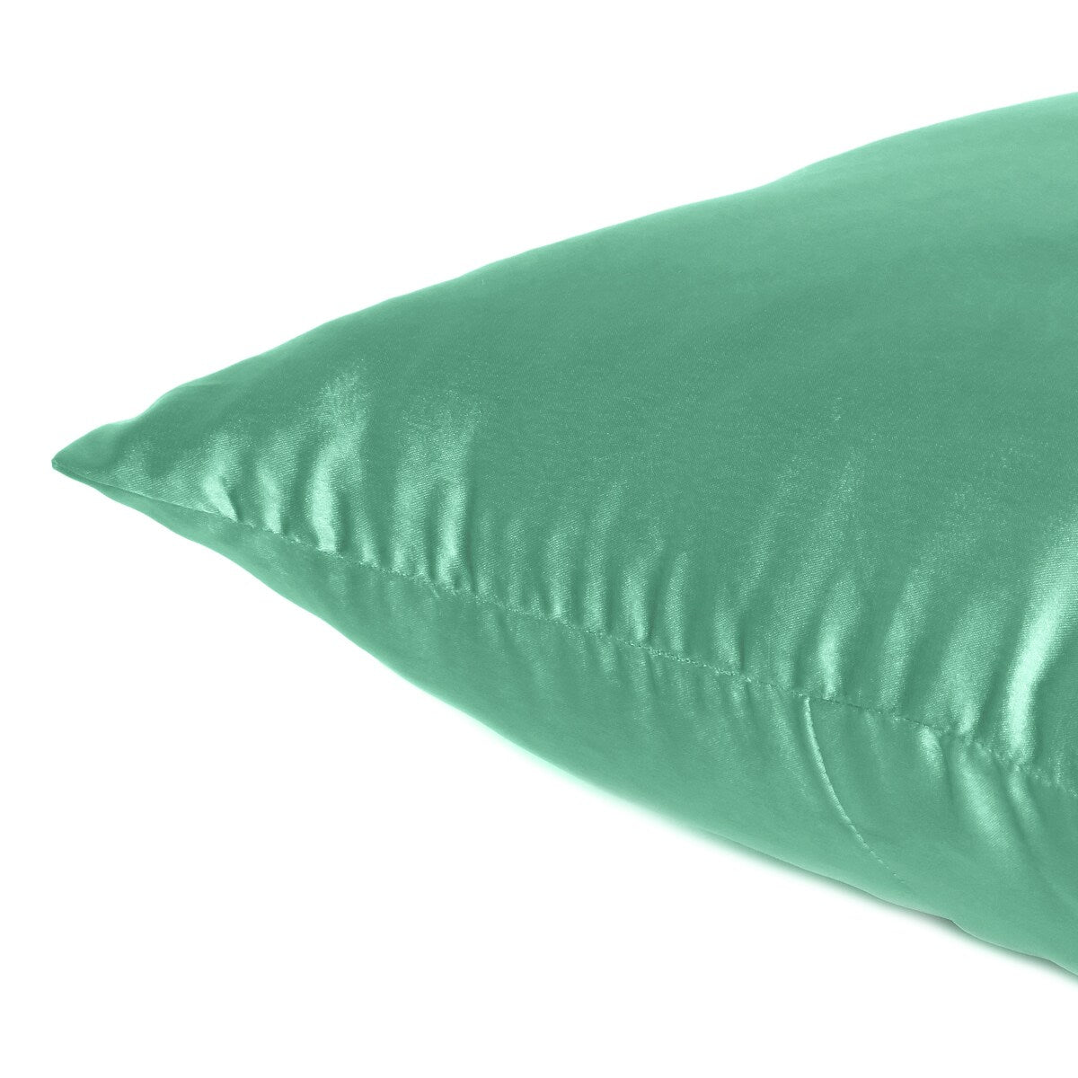 Home Decor Pillow Covers Satin Zippered Pillow Case Cushion Cover Colored Solid Pillowcase Decorative Bedding Soft Cushion Case