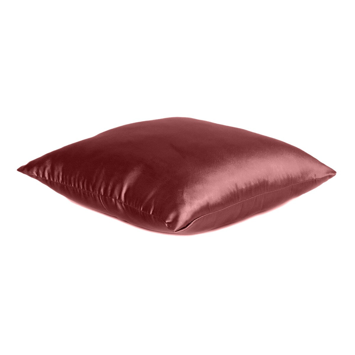 Home Decor Pillow Covers Satin Zippered Pillow Case Cushion Cover Colored Solid Pillowcase Decorative Bedding Soft Cushion Case