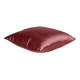 Home Decor Pillow Covers Satin Zippered Pillow Case Cushion Cover Colored Solid Pillowcase Decorative Bedding Soft Cushion Case