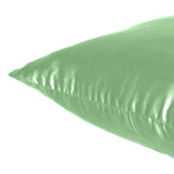 Home Decor Pillow Covers Satin Zippered Pillow Case Cushion Cover Colored Solid Pillowcase Decorative Bedding Soft Cushion Case