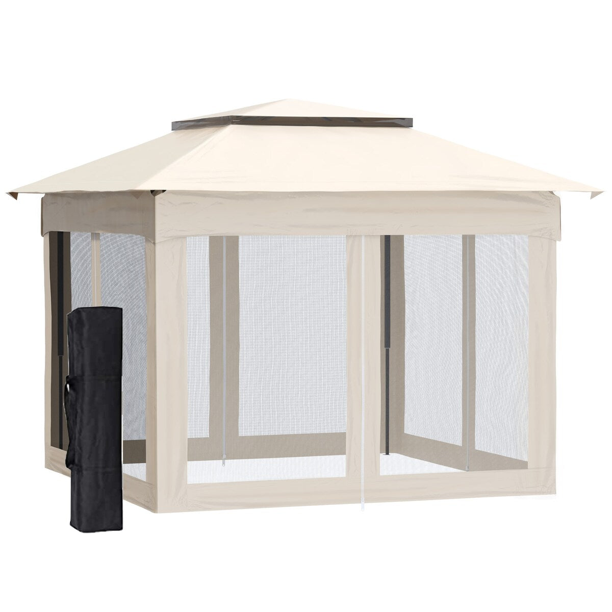 Outdoor 11' x 11' Portable Pop Up Canopy,Instant Event Tent with Carry Bag