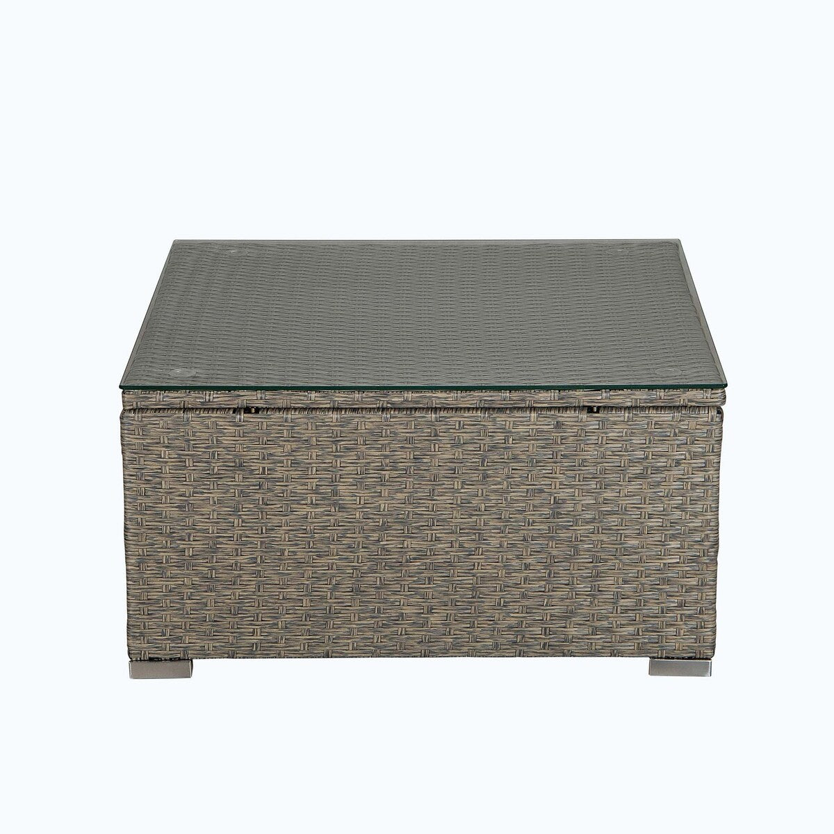 Outdoor 4-Piece Rattan Sectional Sofa Sets