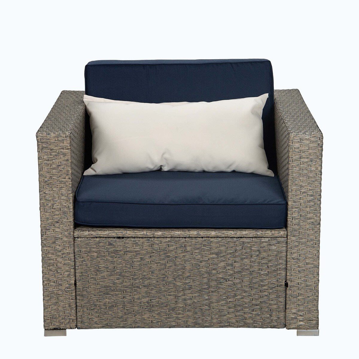 Outdoor 4-Piece Rattan Sectional Sofa Sets