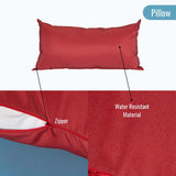 Outdoor 4-Piece Rattan Sectional Sofa Sets