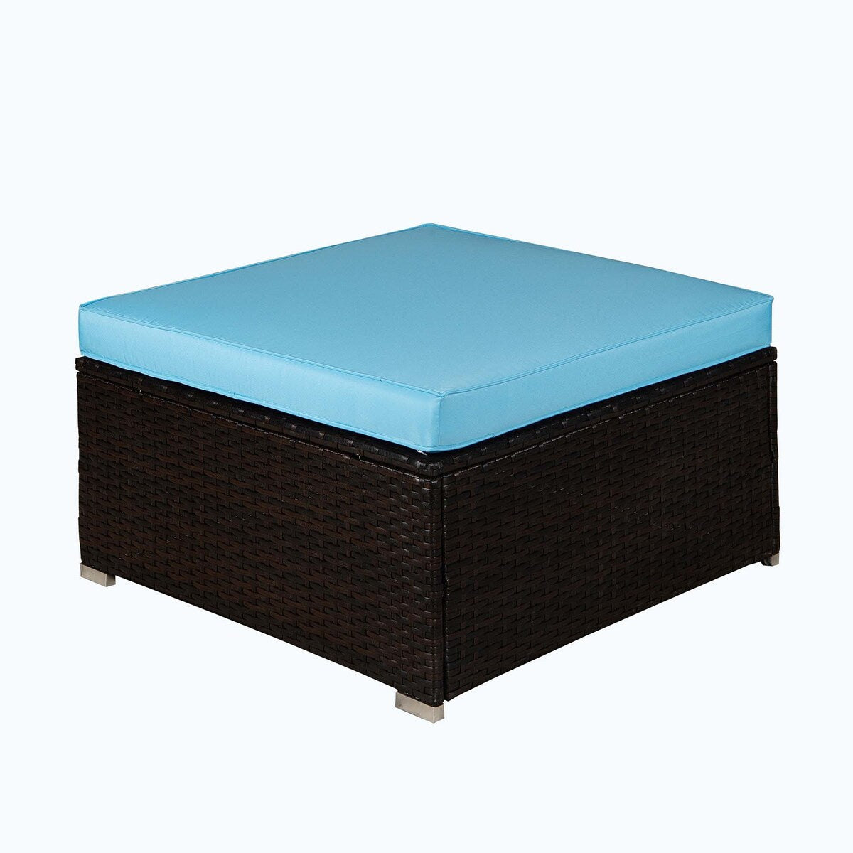 Outdoor 4-Piece Rattan Sectional Sofa Sets