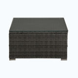 Outdoor 4-Piece Rattan Sectional Sofa Sets