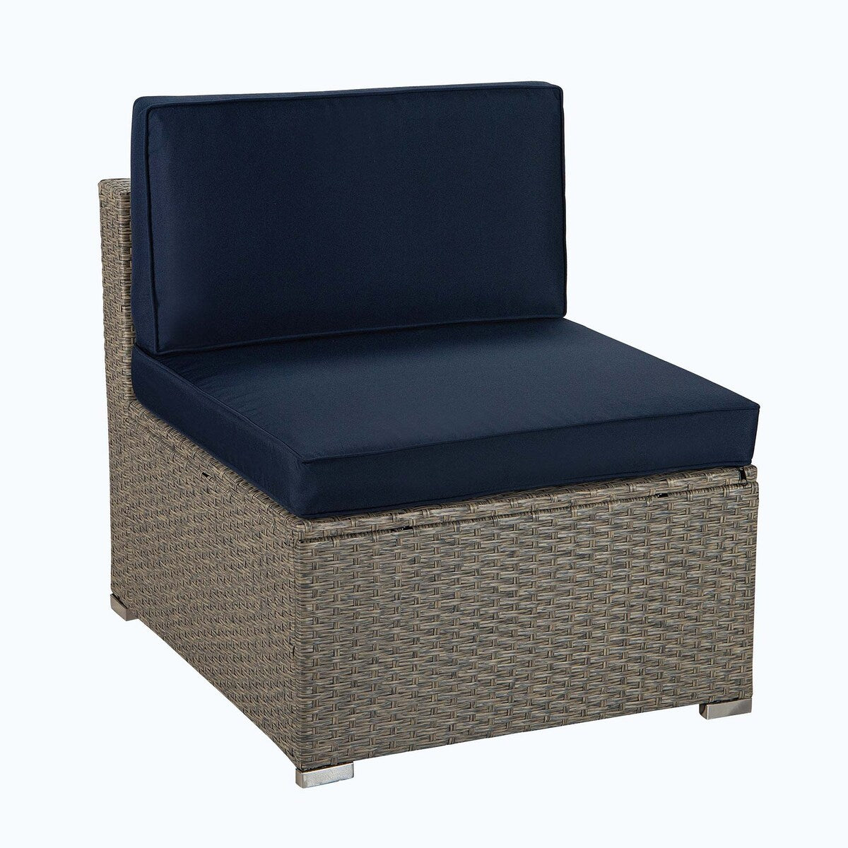 Outdoor 4-Piece Rattan Sectional Sofa Sets