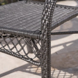 Outdoor 5-piece Wicker Dining Bistro Table Set by Christopher Knight Home