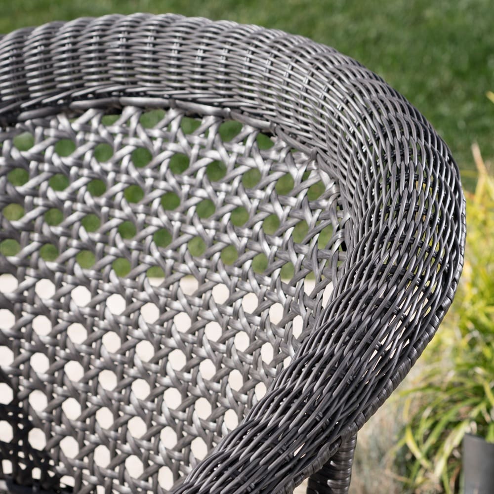 Outdoor 5-piece Wicker Dining Bistro Table Set by Christopher Knight Home