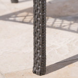 Outdoor 5-piece Wicker Dining Bistro Table Set by Christopher Knight Home