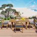 Outdoor Acacia Wood Dining Table and Chairs Set