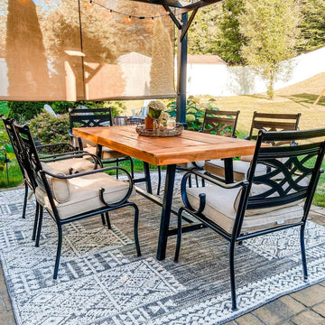 Outdoor Acacia Wood Dining Table