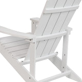 Outdoor All-Weather Poly Resin Wood Adirondack Chair