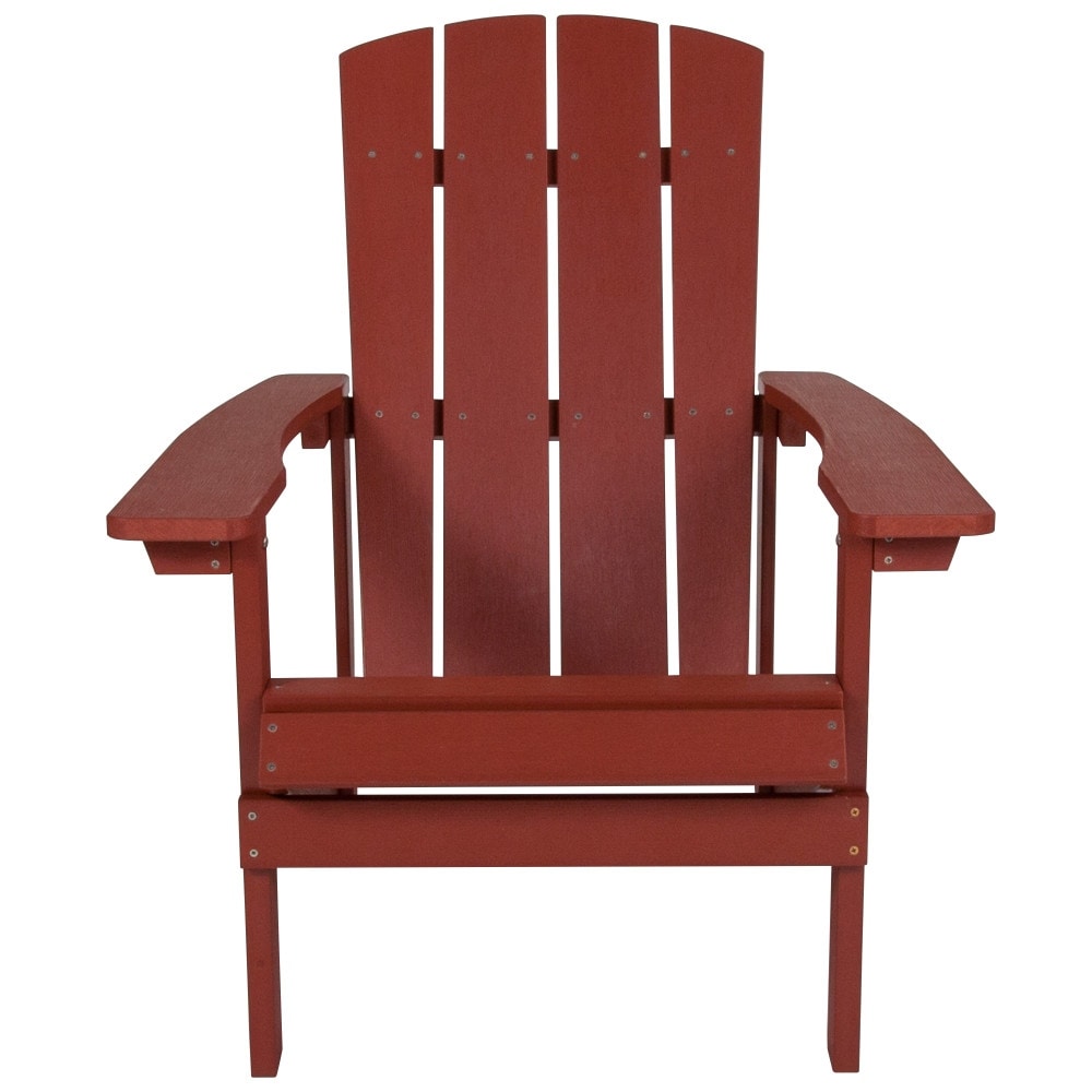 Outdoor All-Weather Poly Resin Wood Adirondack Chair