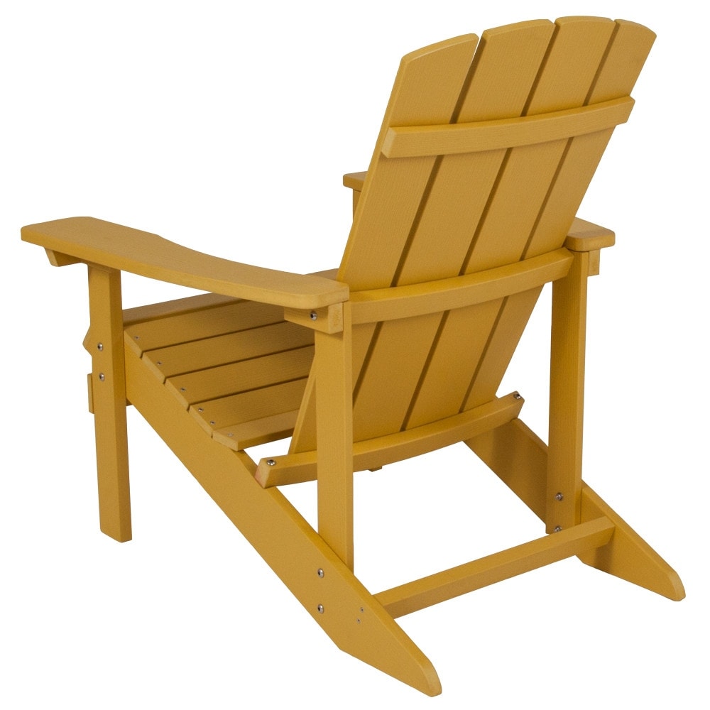 Outdoor All-Weather Poly Resin Wood Adirondack Chair