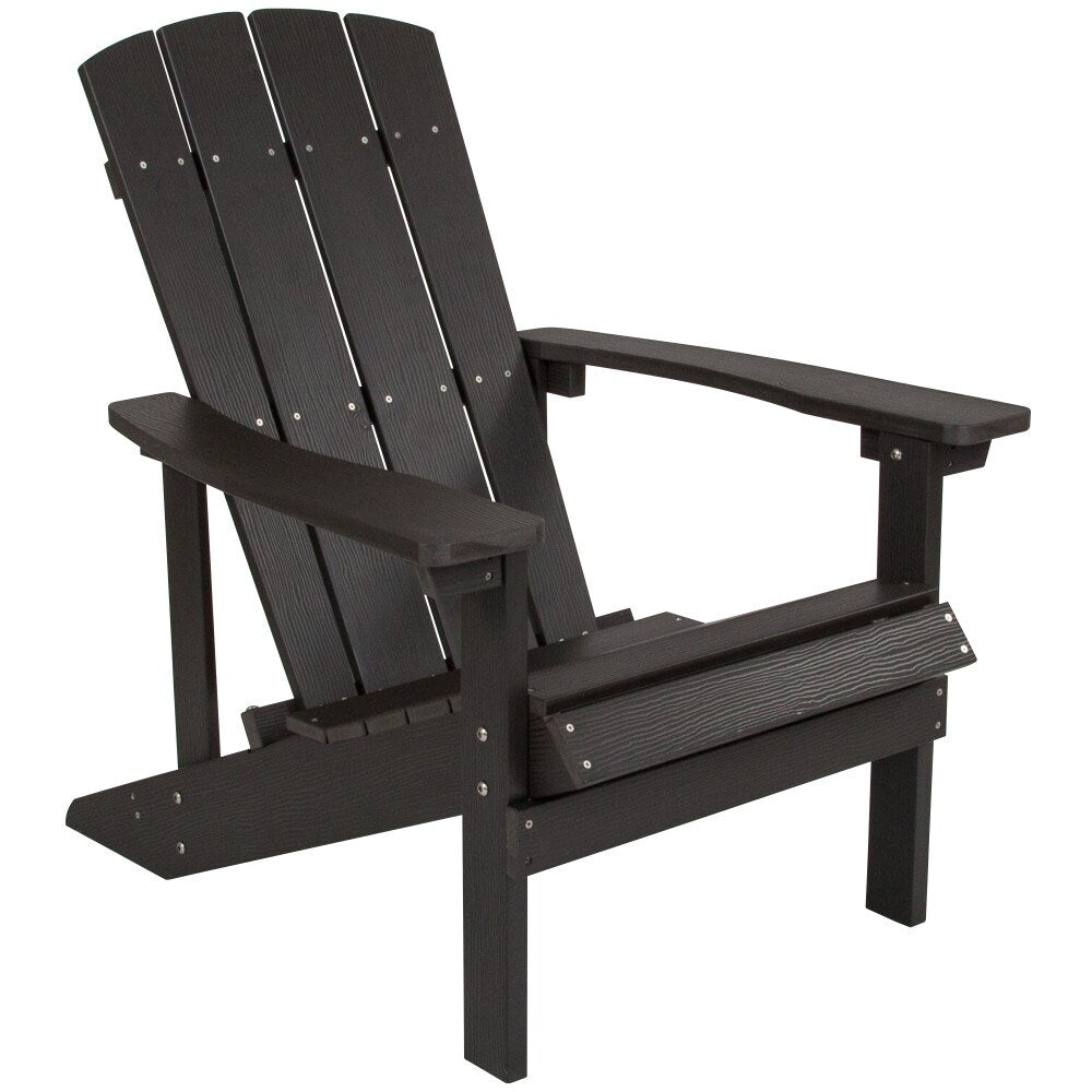 Outdoor All-Weather Poly Resin Wood Adirondack Chair