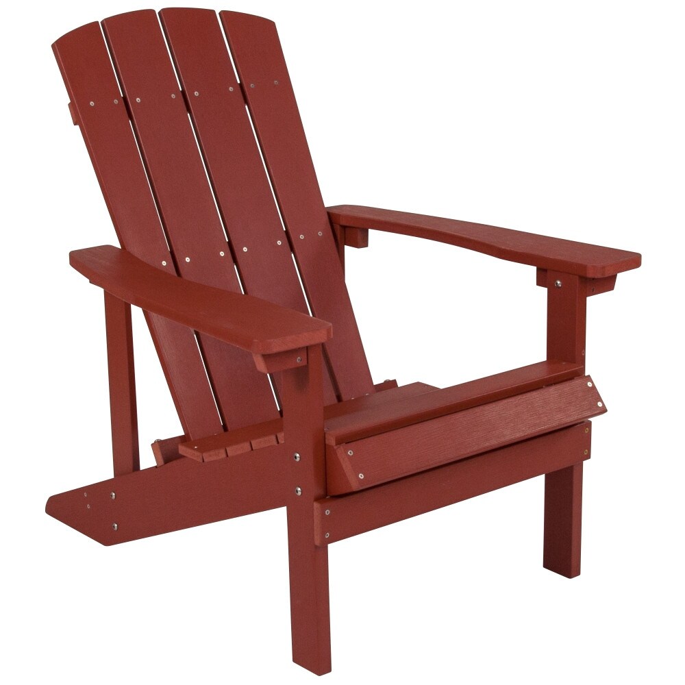 Outdoor All-Weather Poly Resin Wood Adirondack Chair