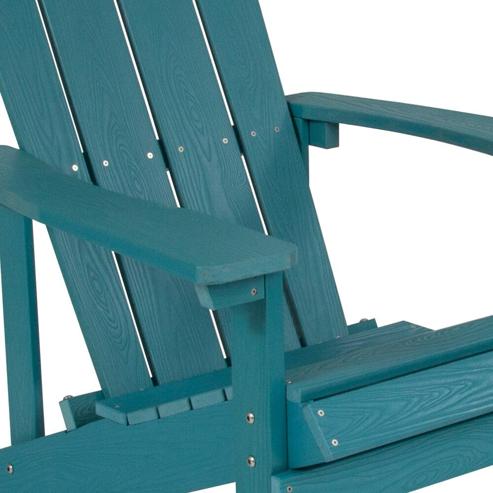 Outdoor All-Weather Poly Resin Wood Adirondack Chair