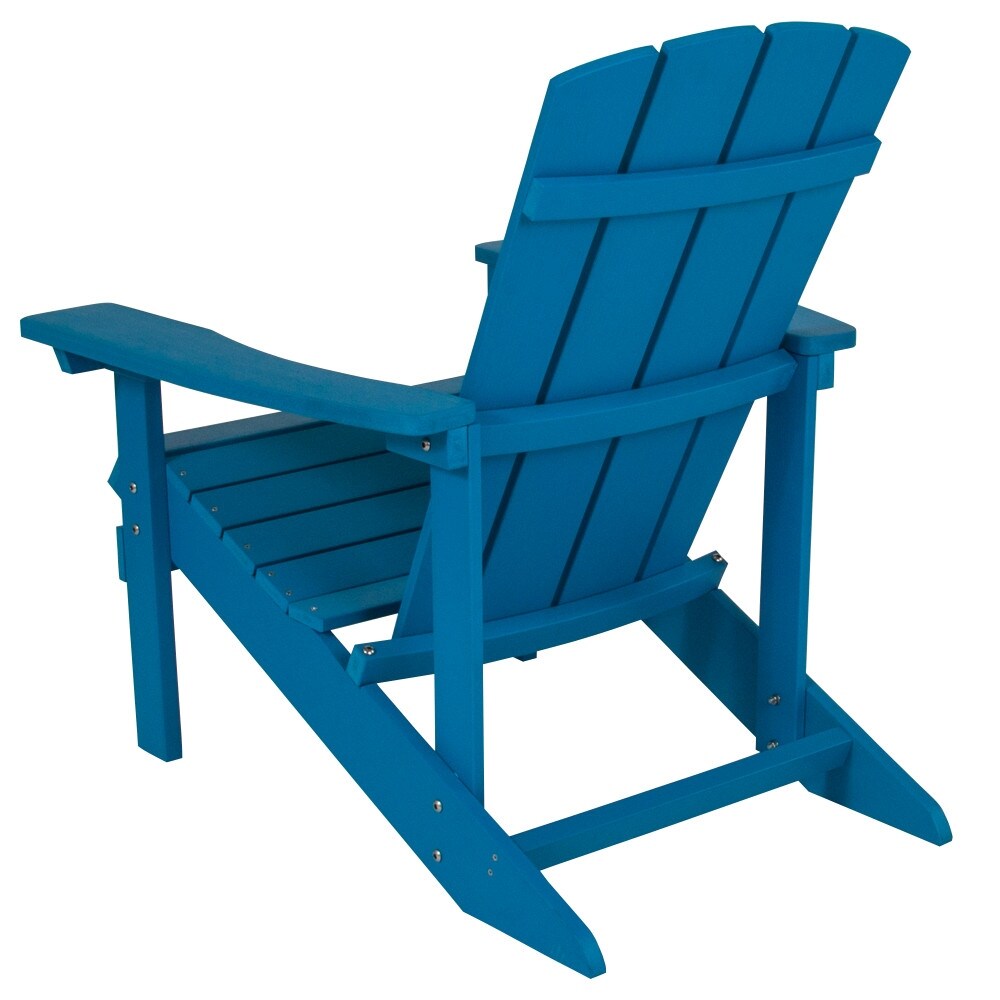 Outdoor All-Weather Poly Resin Wood Adirondack Chair