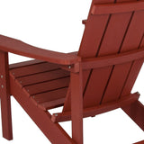Outdoor All-Weather Poly Resin Wood Adirondack Chair
