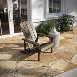 Outdoor All-Weather Poly Resin Wood Adirondack Chair