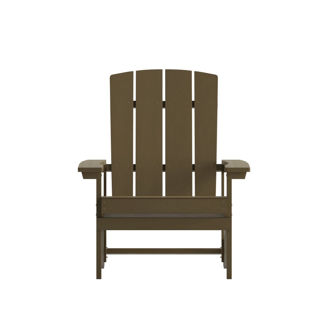 Outdoor All-Weather Poly Resin Wood Adirondack Chair