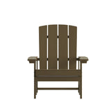 Outdoor All-Weather Poly Resin Wood Adirondack Chair
