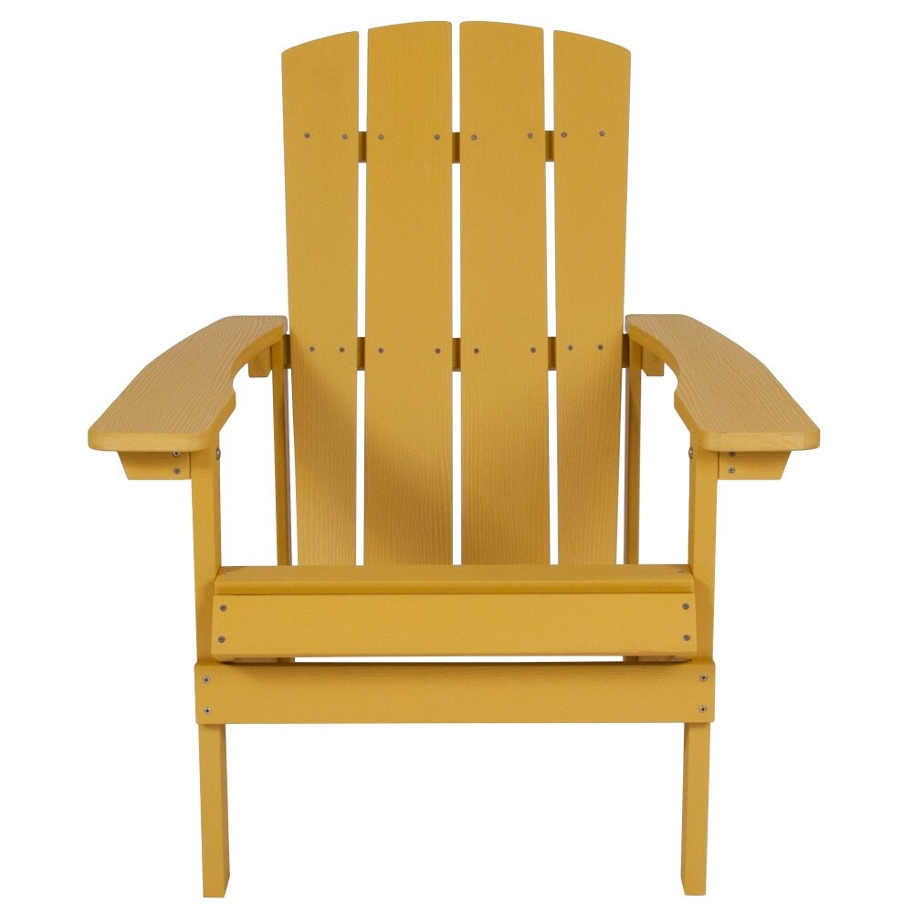 Outdoor All-Weather Poly Resin Wood Adirondack Chair