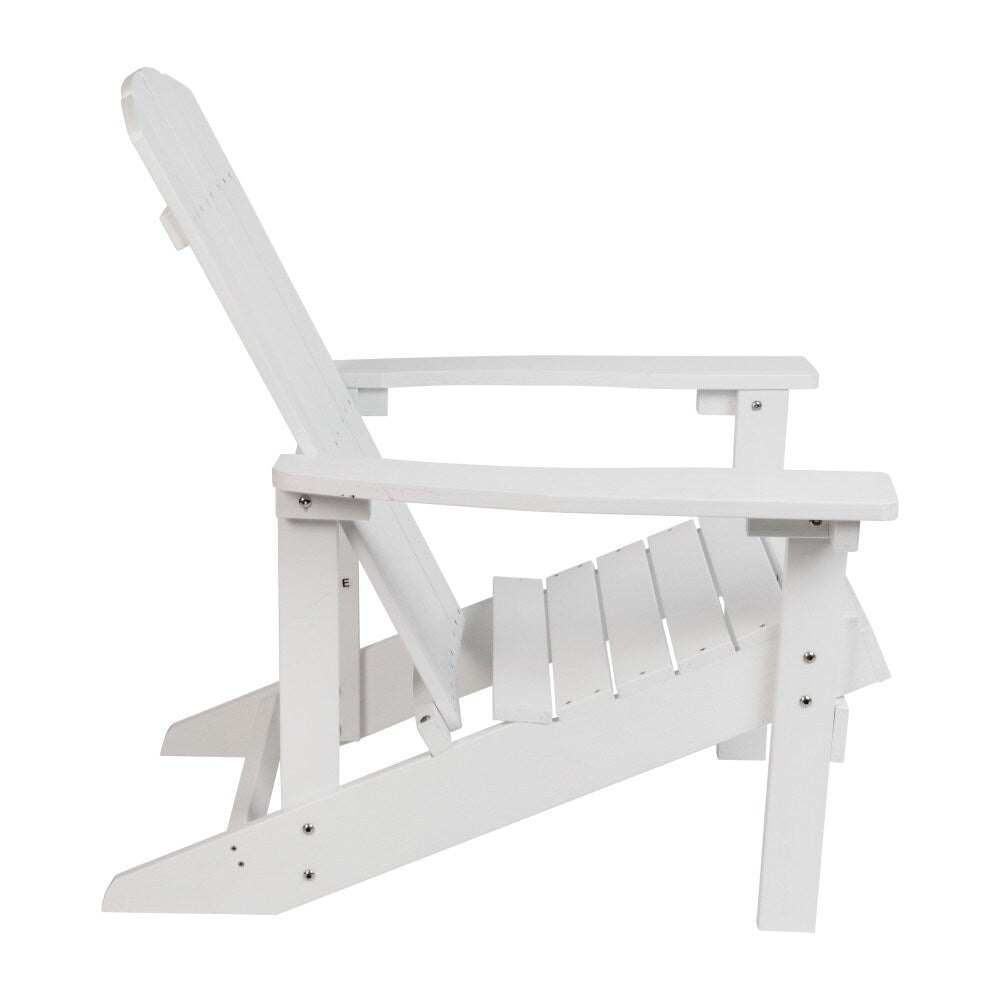 Outdoor All-Weather Poly Resin Wood Adirondack Chair