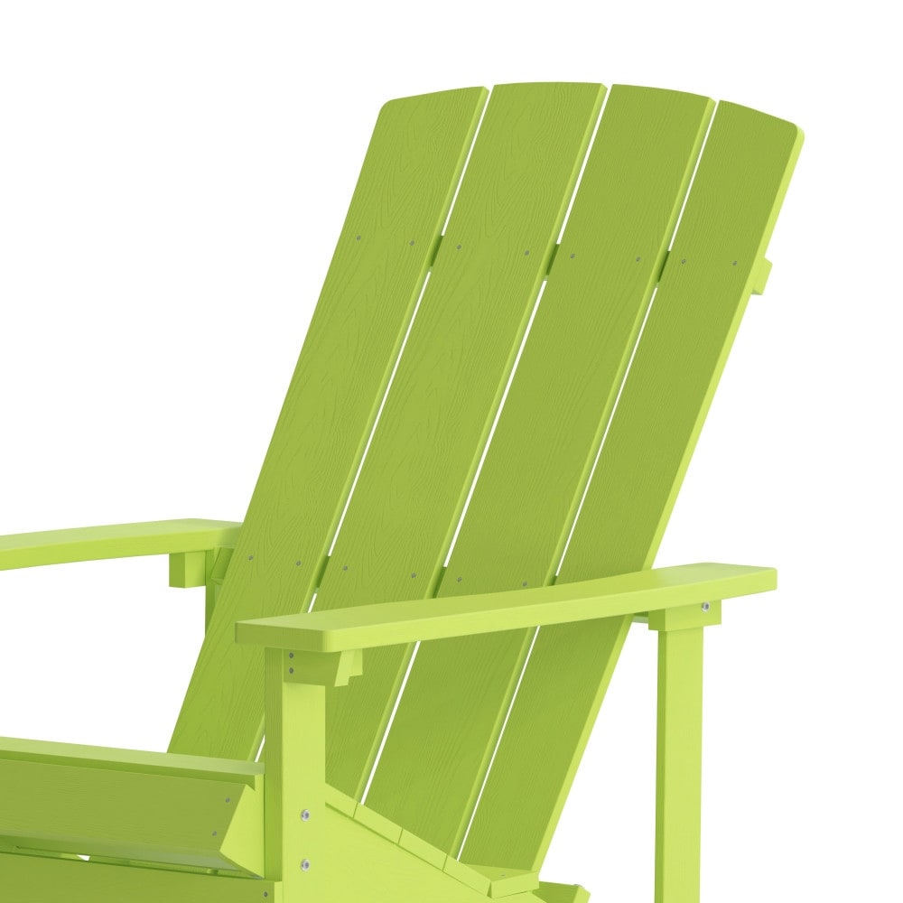 Outdoor All-Weather Poly Resin Wood Adirondack Chair