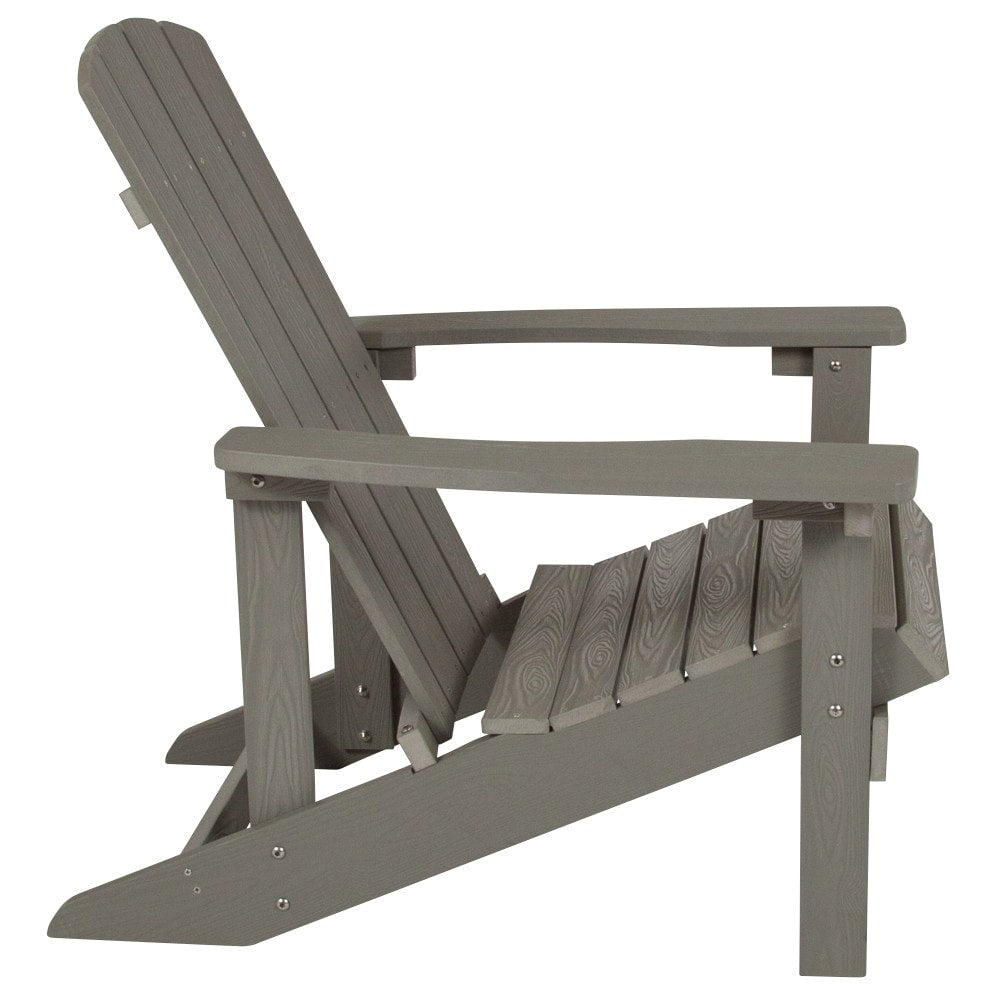 Outdoor All-Weather Poly Resin Wood Adirondack Chair