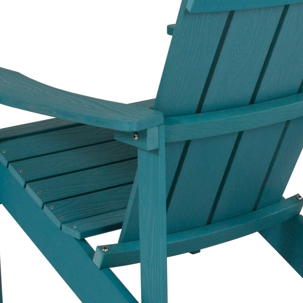 Outdoor All-Weather Poly Resin Wood Adirondack Chair