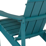 Outdoor All-Weather Poly Resin Wood Adirondack Chair