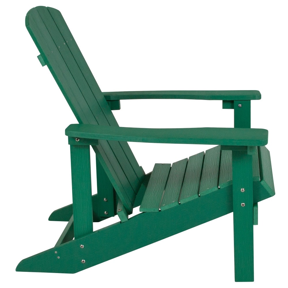 Outdoor All-Weather Poly Resin Wood Adirondack Chair