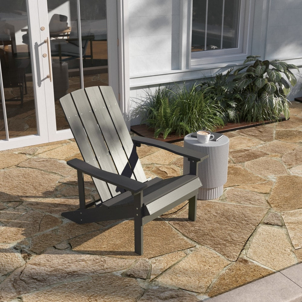 Outdoor All-Weather Poly Resin Wood Adirondack Chair