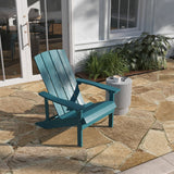 Outdoor All-Weather Poly Resin Wood Adirondack Chair