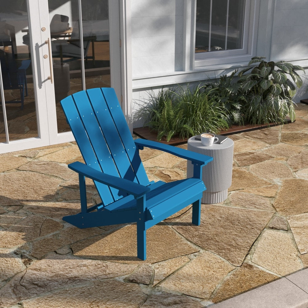 Outdoor All-Weather Poly Resin Wood Adirondack Chair