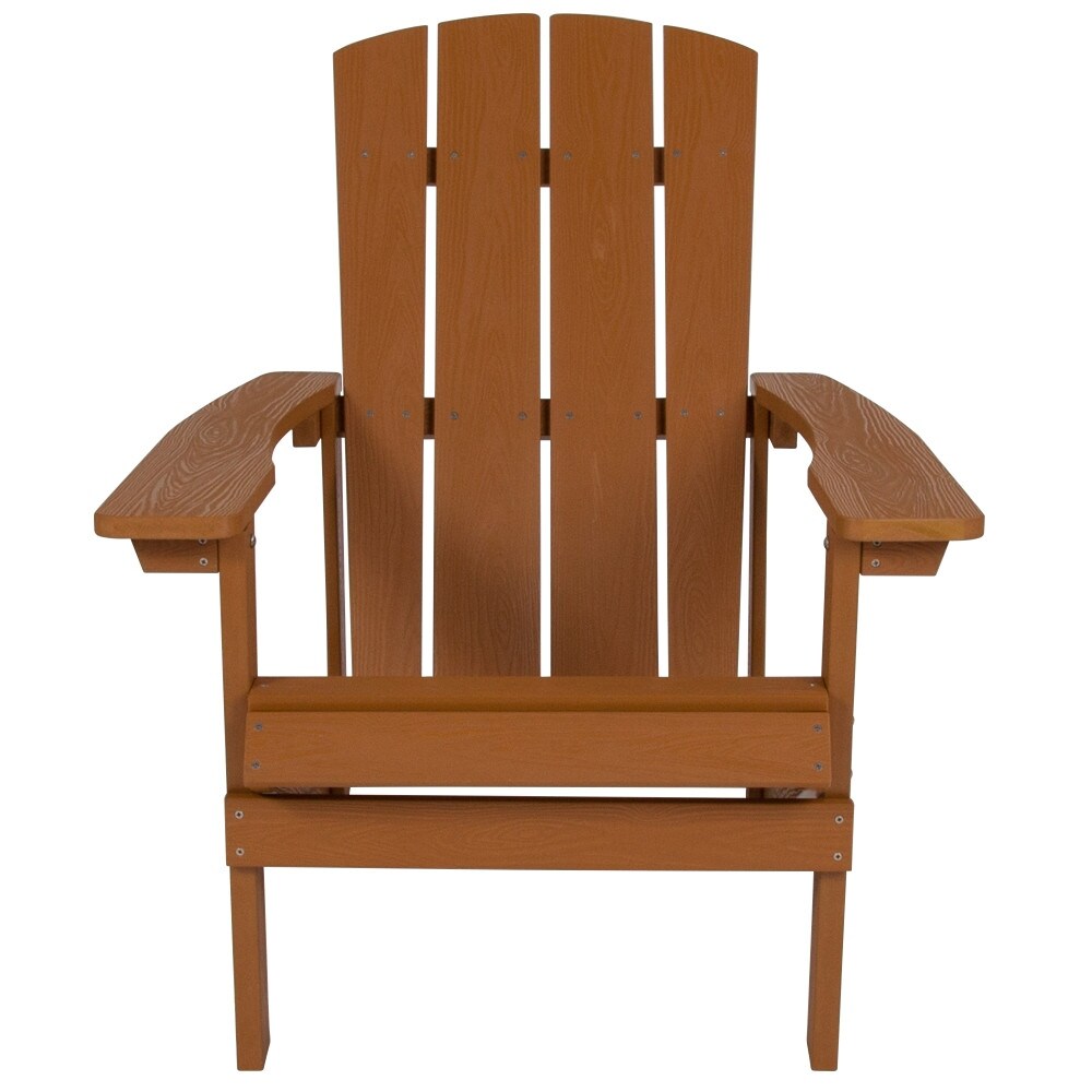 Outdoor All-Weather Poly Resin Wood Adirondack Chair