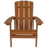 Outdoor All-Weather Poly Resin Wood Adirondack Chair