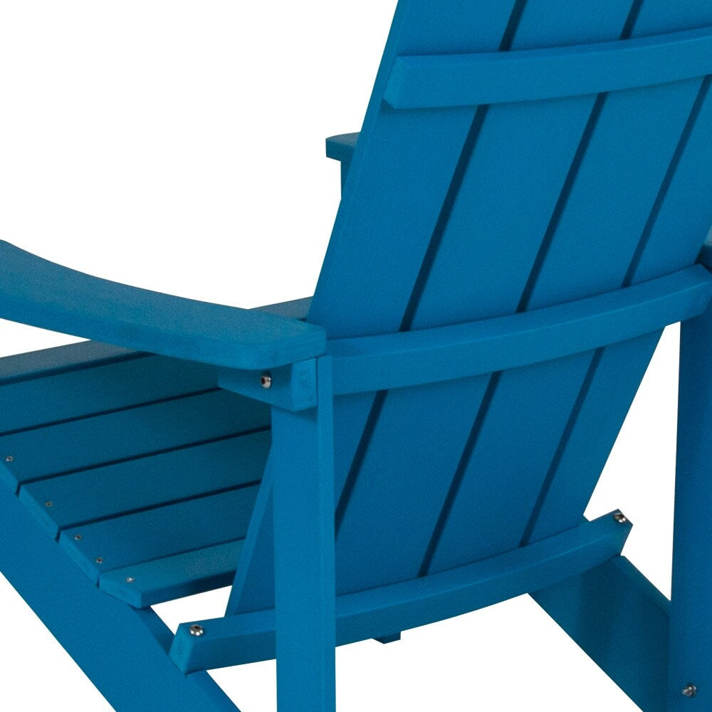 Outdoor All-Weather Poly Resin Wood Adirondack Chair