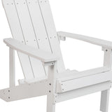 Outdoor All-Weather Poly Resin Wood Adirondack Chair