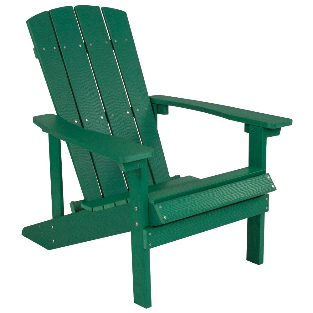 Outdoor All-Weather Poly Resin Wood Adirondack Chair