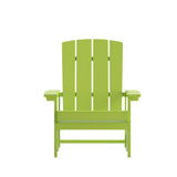 Outdoor All-Weather Poly Resin Wood Adirondack Chair